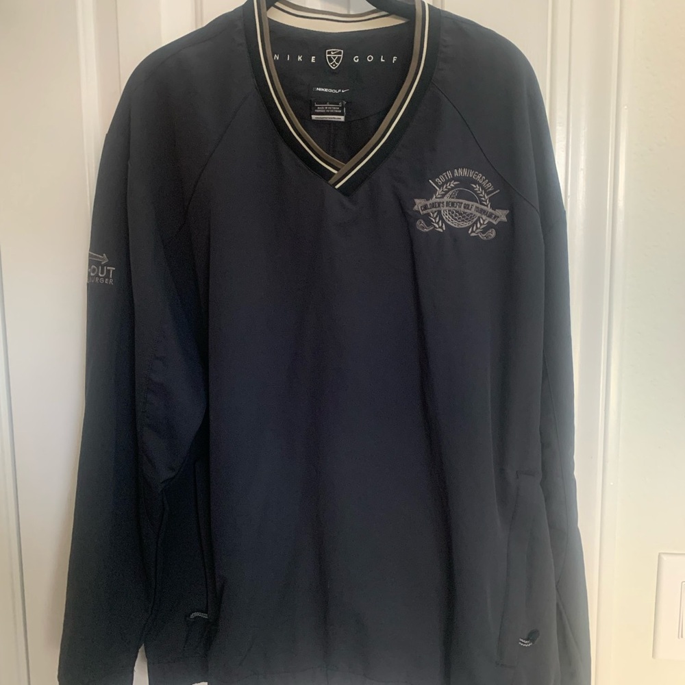 Nike Men's Navy V-Neck Sweater